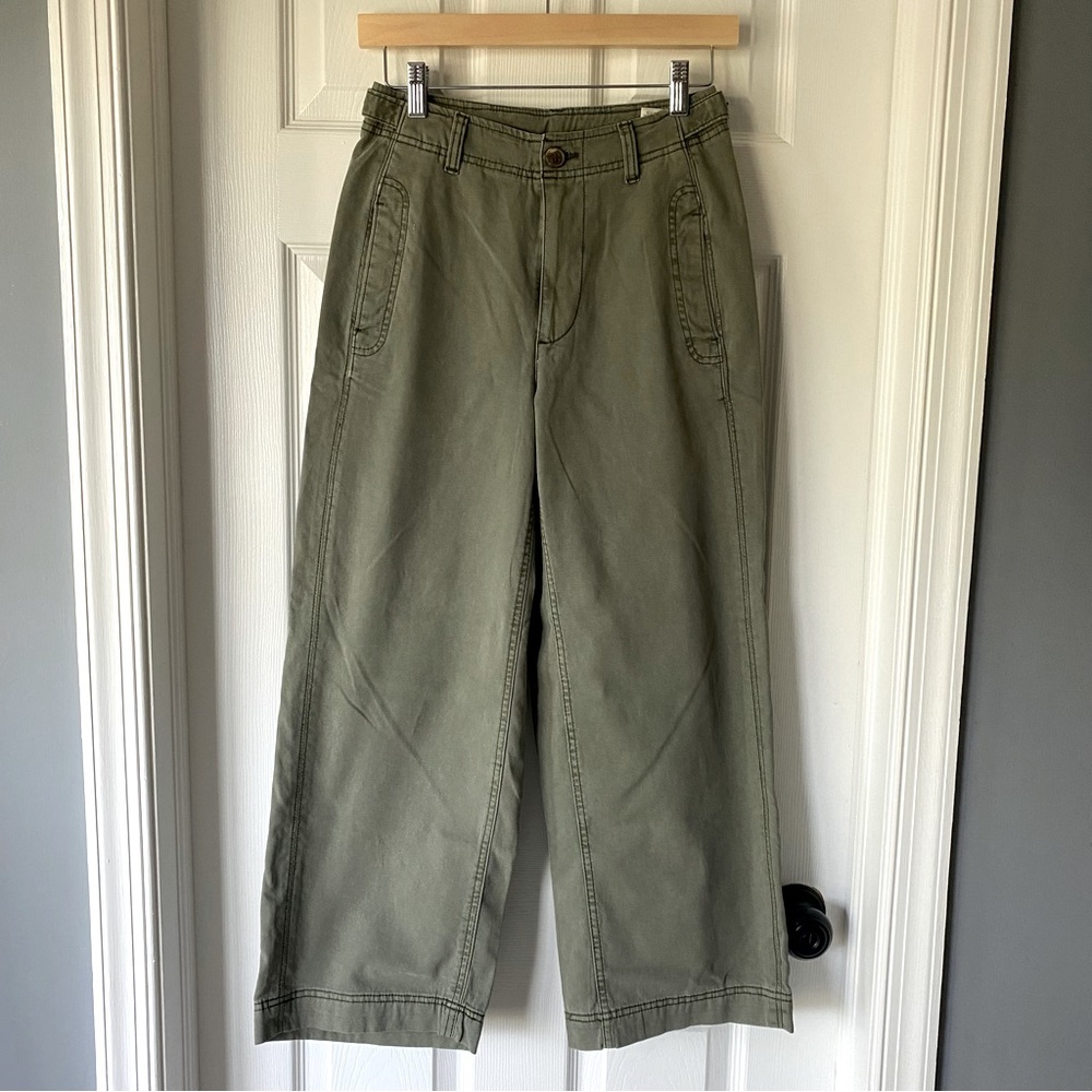ON WIDE LEG CROPPED PANTS - 0